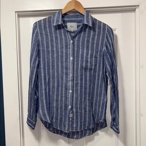 Rails Linen blend button up
